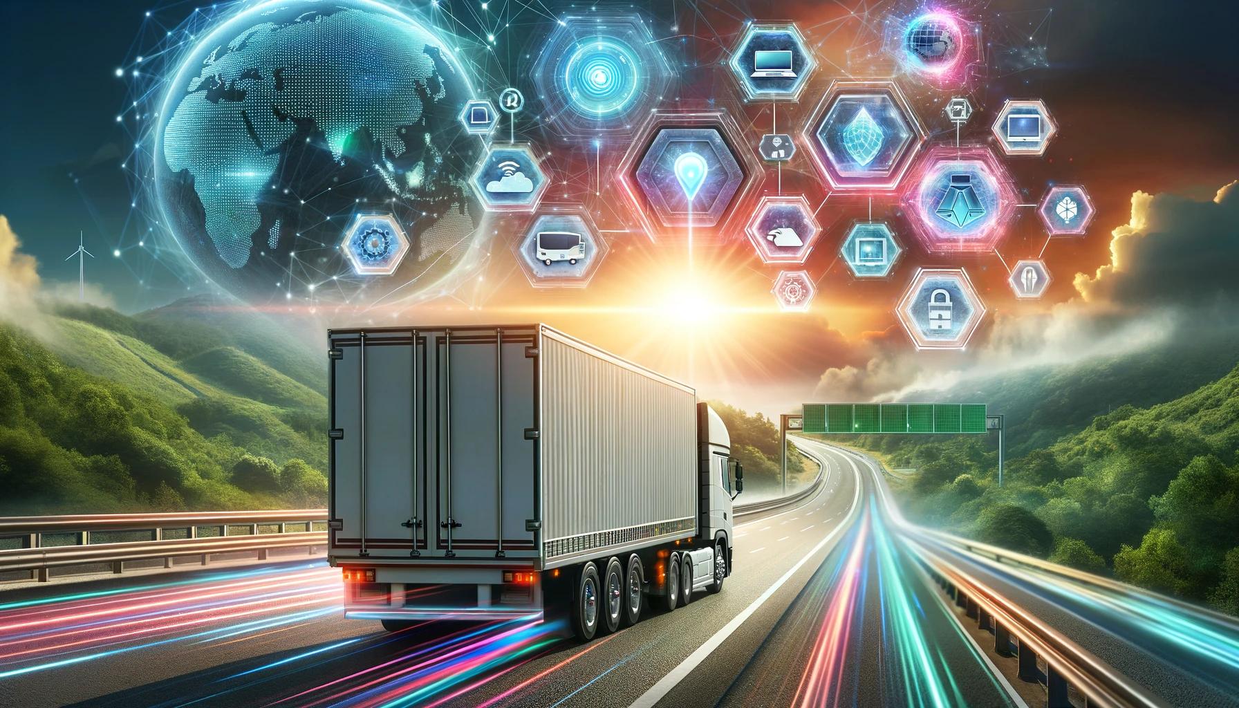 Tecnologia na logística com monitoramento de caminhão em tempo real